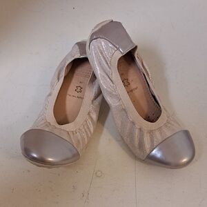 Geox Kids' Silver and Cream Dress Shoes